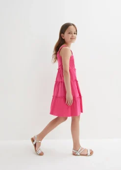 bonprix Robe 100% coton à bretelles|Enfant Vêtements Enfant|Filles 9-16 Ans·Robes & Combinaisons
