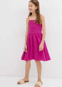 Enfant bonprix Vêtements Enfant|Filles 9-16 Ans·Robes & Combinaisons|Robe à fines bretelles en gaze de coton