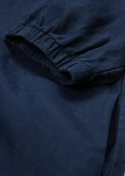 bonprix Robe 100 % lin, manches 3/4|Femme Premium