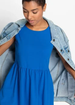 bonprix Robe à poches en jersey 100% coton|Femme Robes