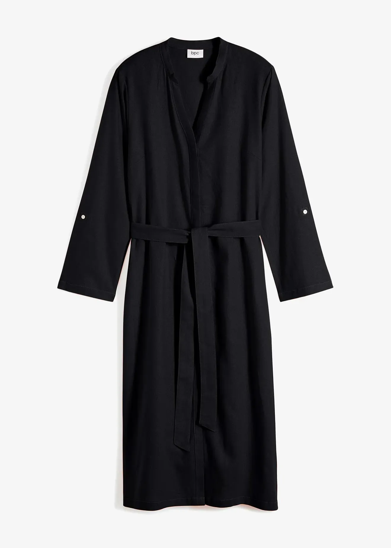 bonprix Robe à poches en lin et viscose|Femme Robes