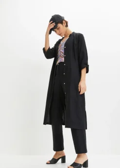 bonprix Robe à poches en lin et viscose|Femme Robes