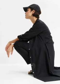 bonprix Robe à poches en lin et viscose|Femme Robes