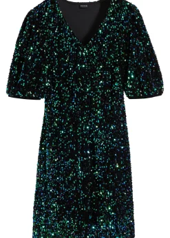 bonprix Robe à sequins|Femme Robes
