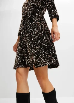 bonprix Robe à sequins|Femme Robes