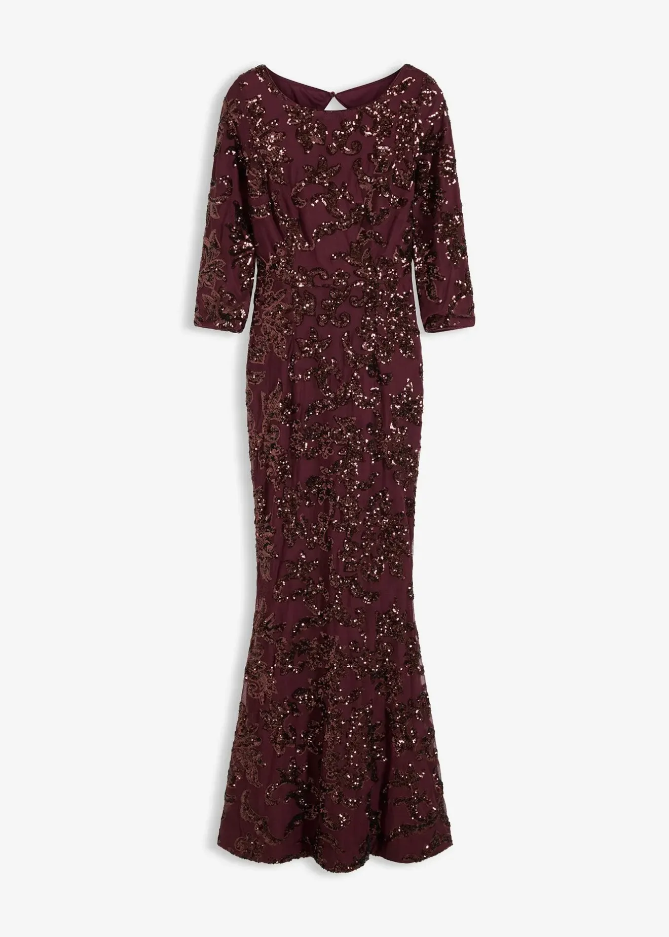bonprix Robe à sequins avec découpe dos|Femme Mode Festive|Robes