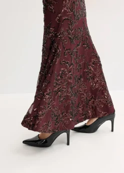 bonprix Robe à sequins avec découpe dos|Femme Mode Festive|Robes