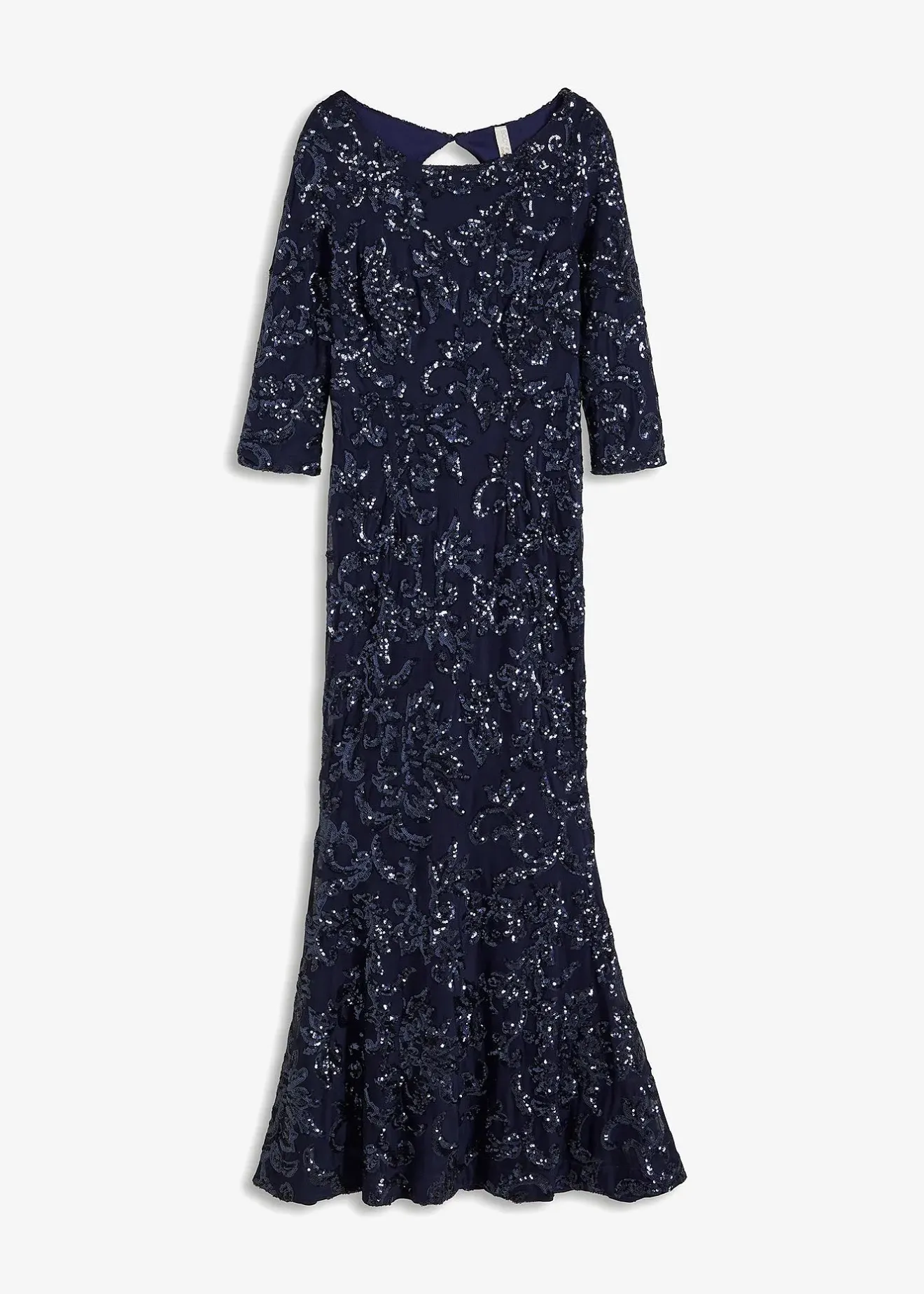 Femme bonprix Tailles Petite|Mode Festive|Robe à sequins avec découpe dos