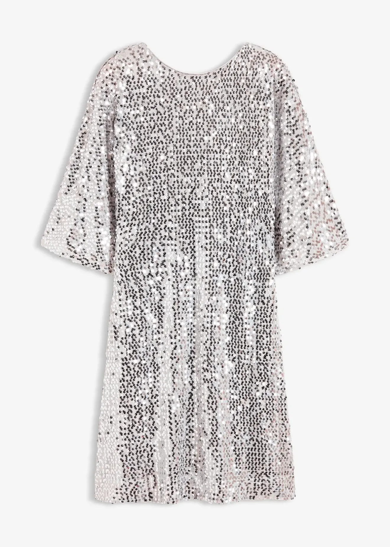 Femme bonprix Robes|Robe à sequins et détail nœud