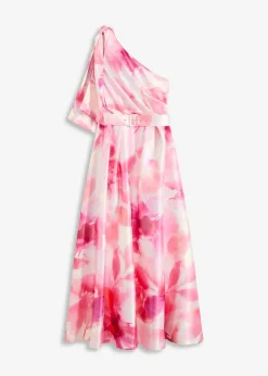 Femme bonprix Mode Festive|Robes|Robe asymétrique en satin brillant