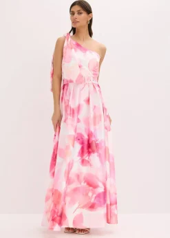 Femme bonprix Mode Festive|Robes|Robe asymétrique en satin brillant