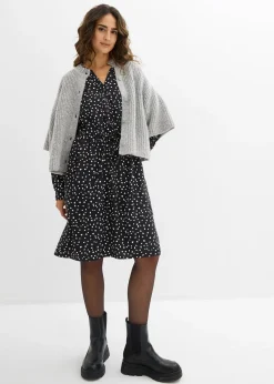 bonprix Robe blouse en viscose fluide|Femme Robes