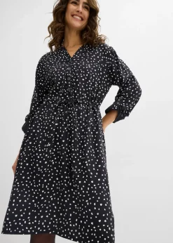 bonprix Robe blouse en viscose fluide|Femme Robes