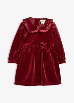 bonprix Robe body en velours avec col Claudine et nœud|Enfant Vêtements Enfant|Combinaisons & Ensembles