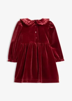 bonprix Robe body en velours avec col Claudine et nœud|Enfant Vêtements Enfant|Combinaisons & Ensembles