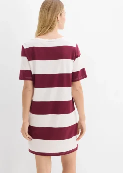 Femme bonprix Basiques|Robes|Robe boxy, 100% coton