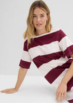 Femme bonprix Basiques|Robes|Robe boxy, 100% coton