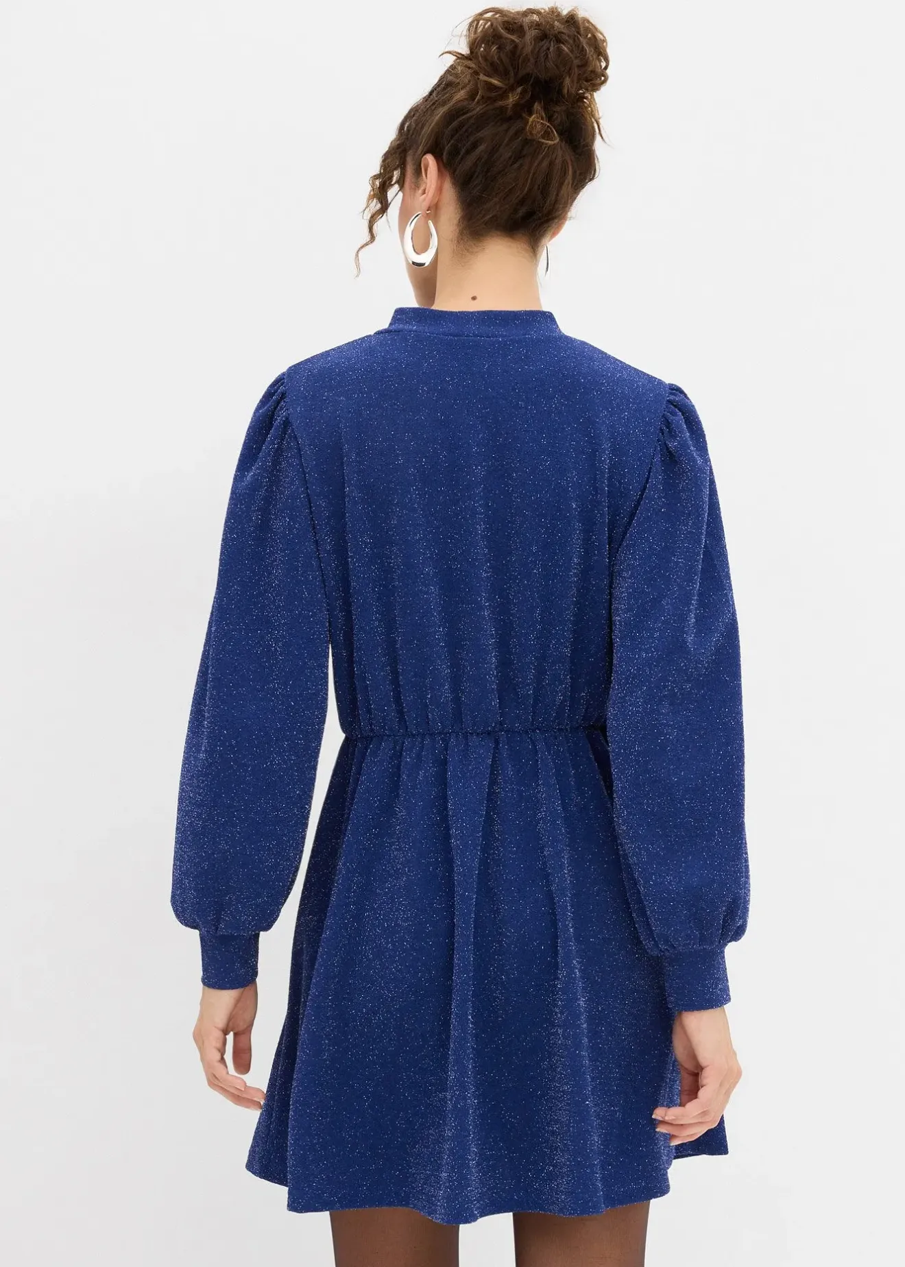 Femme bonprix Robes|Robe brillante en jersey interlock épais
