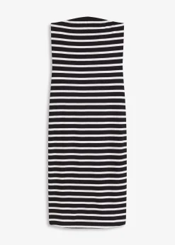 bonprix Robe bustier en matière côtelée|Femme Robes