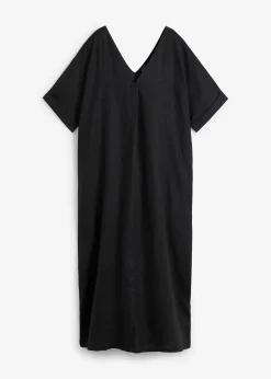 bonprix Robe caftan 100 % lin|Femme Premium|Robes