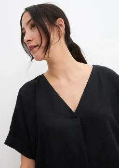 bonprix Robe caftan 100 % lin|Femme Premium|Robes