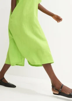 bonprix Robe caftan 100 % lin|Femme Premium|Robes