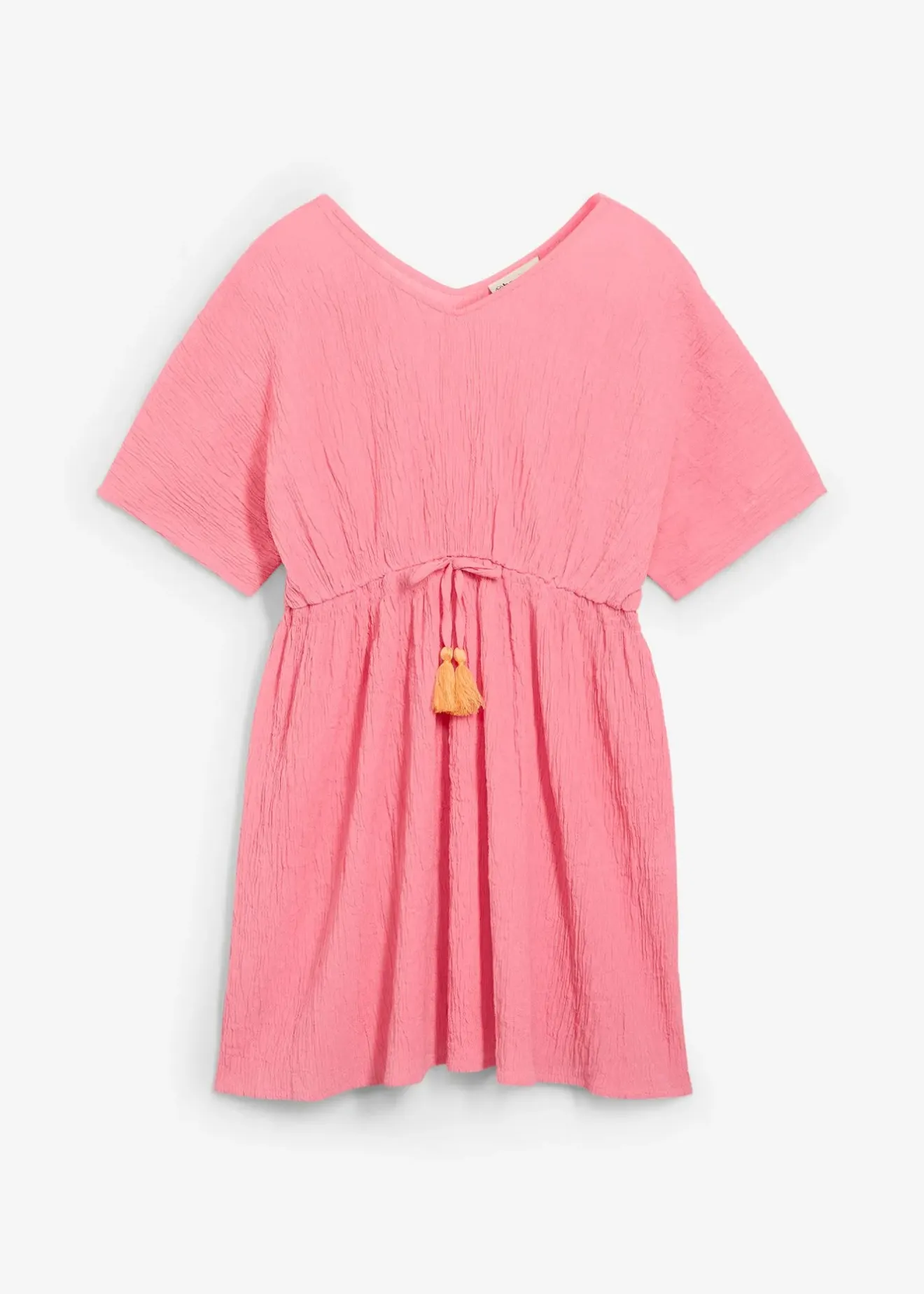 bonprix Robe caftan en coton froissé|Enfant Vêtements Enfant|Filles 9-16 Ans·Robes & Combinaisons