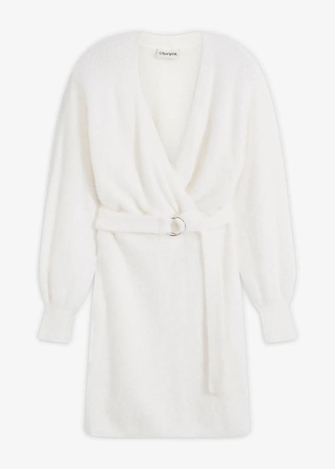 Femme bonprix Maille|Robes|Robe cintrée en maille avec accessoire