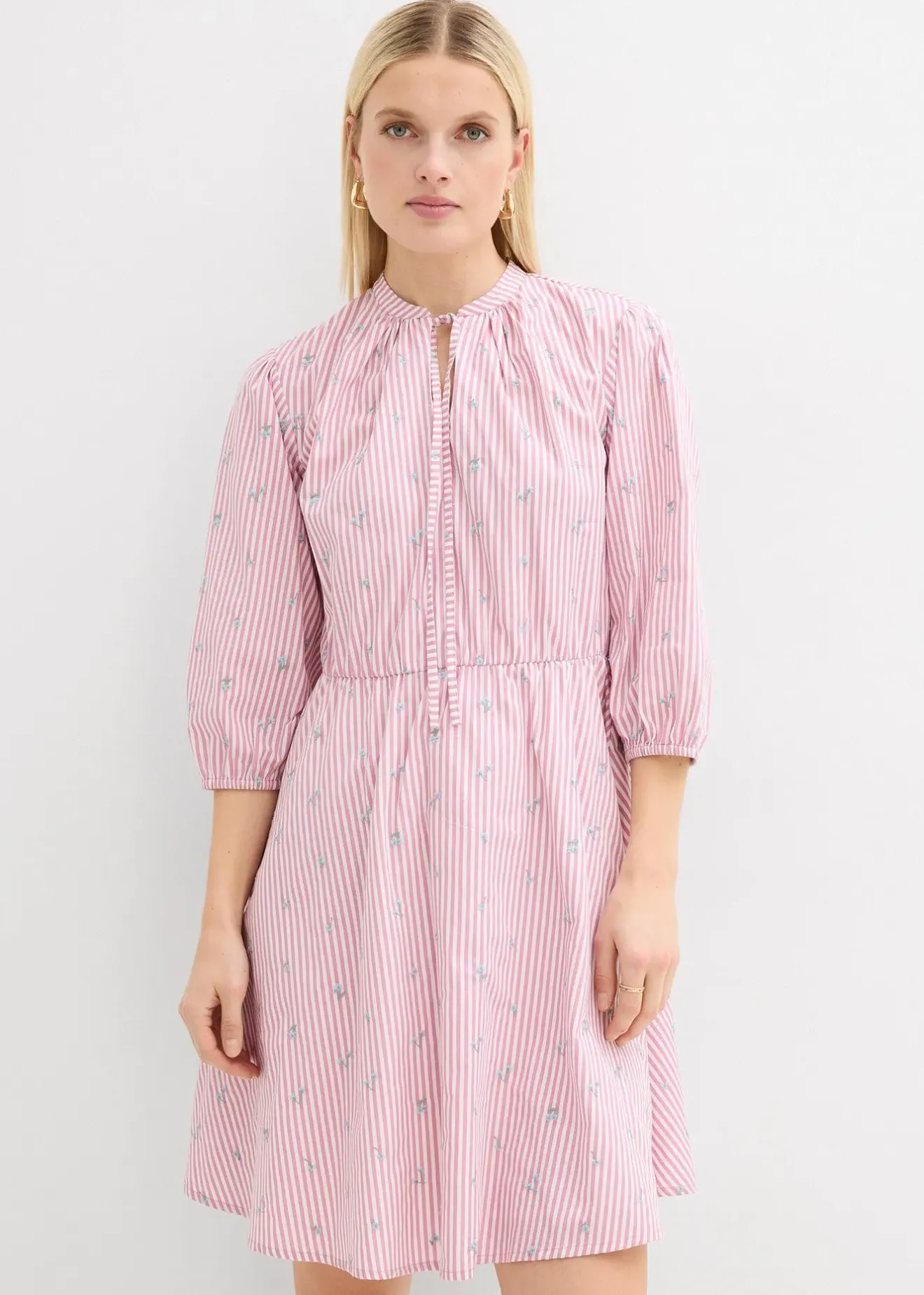 bonprix Robe courte 100% coton|Femme Robes