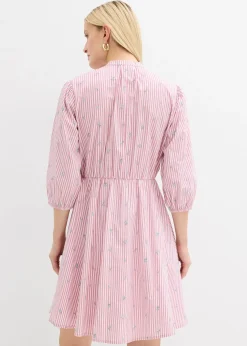bonprix Robe courte 100% coton|Femme Robes