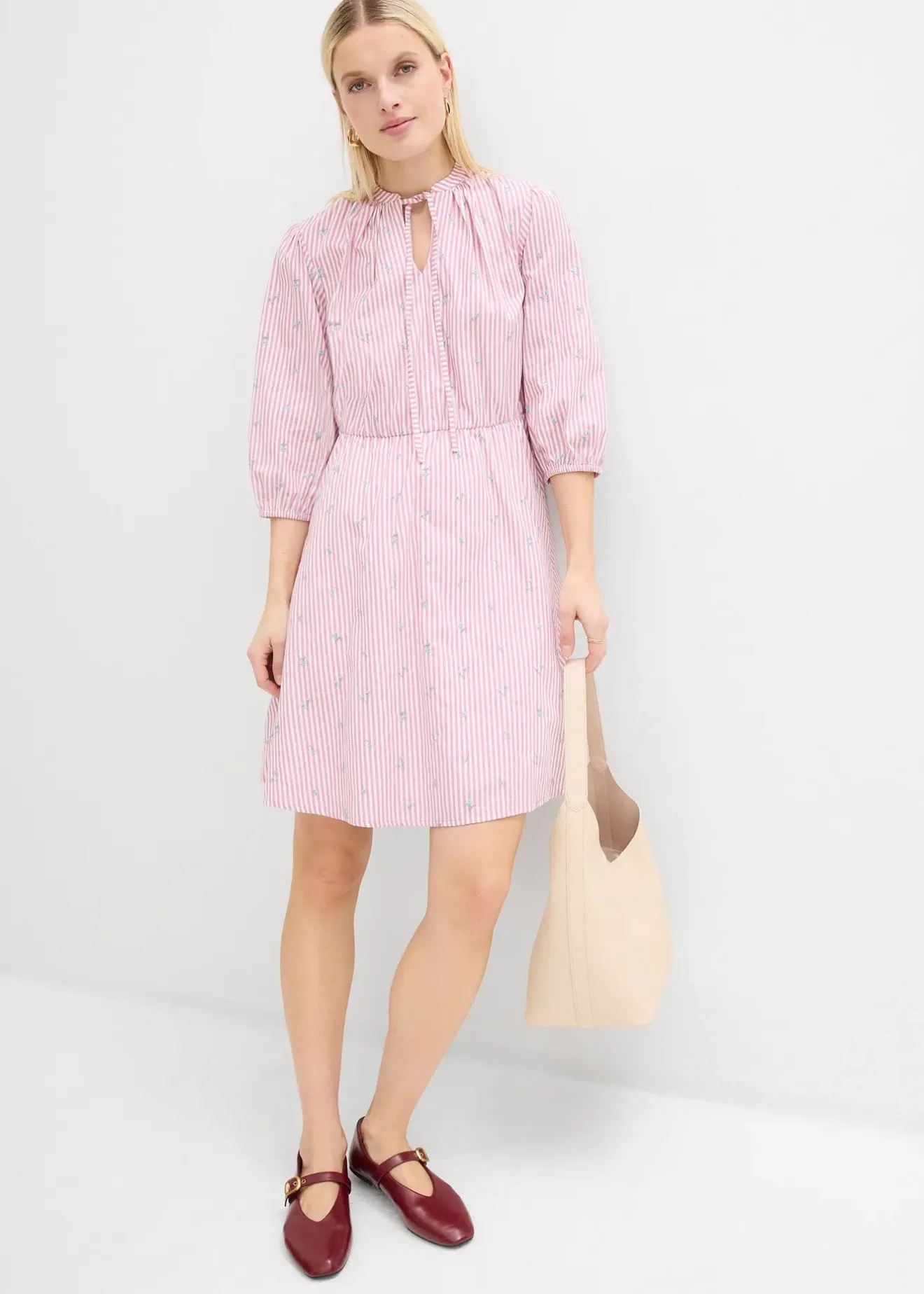 bonprix Robe courte 100% coton|Femme Robes