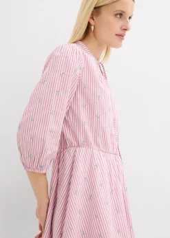 bonprix Robe courte 100% coton|Femme Robes