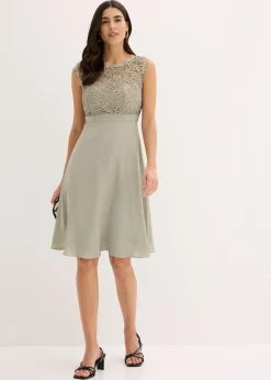 bonprix Robe courte à dentelle|Femme Mode Festive|Robes