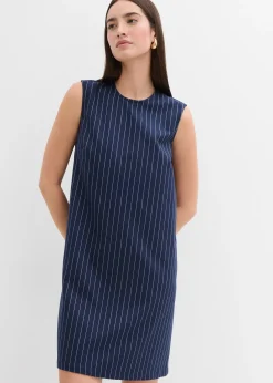 Femme bonprix Robes|Robe courte à rayures tennis, viscose mélangée