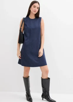 Femme bonprix Robes|Robe courte à rayures tennis, viscose mélangée