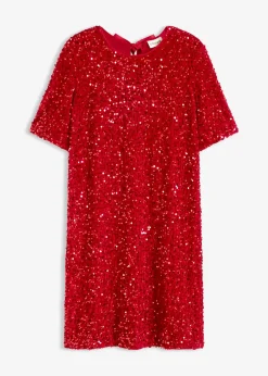 bonprix Robe courte à sequins|Femme Robes