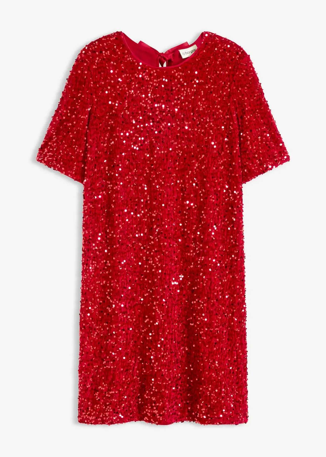 bonprix Robe courte à sequins|Femme Robes