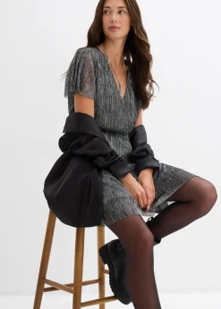 Femme bonprix Robes|Robe courte brillante