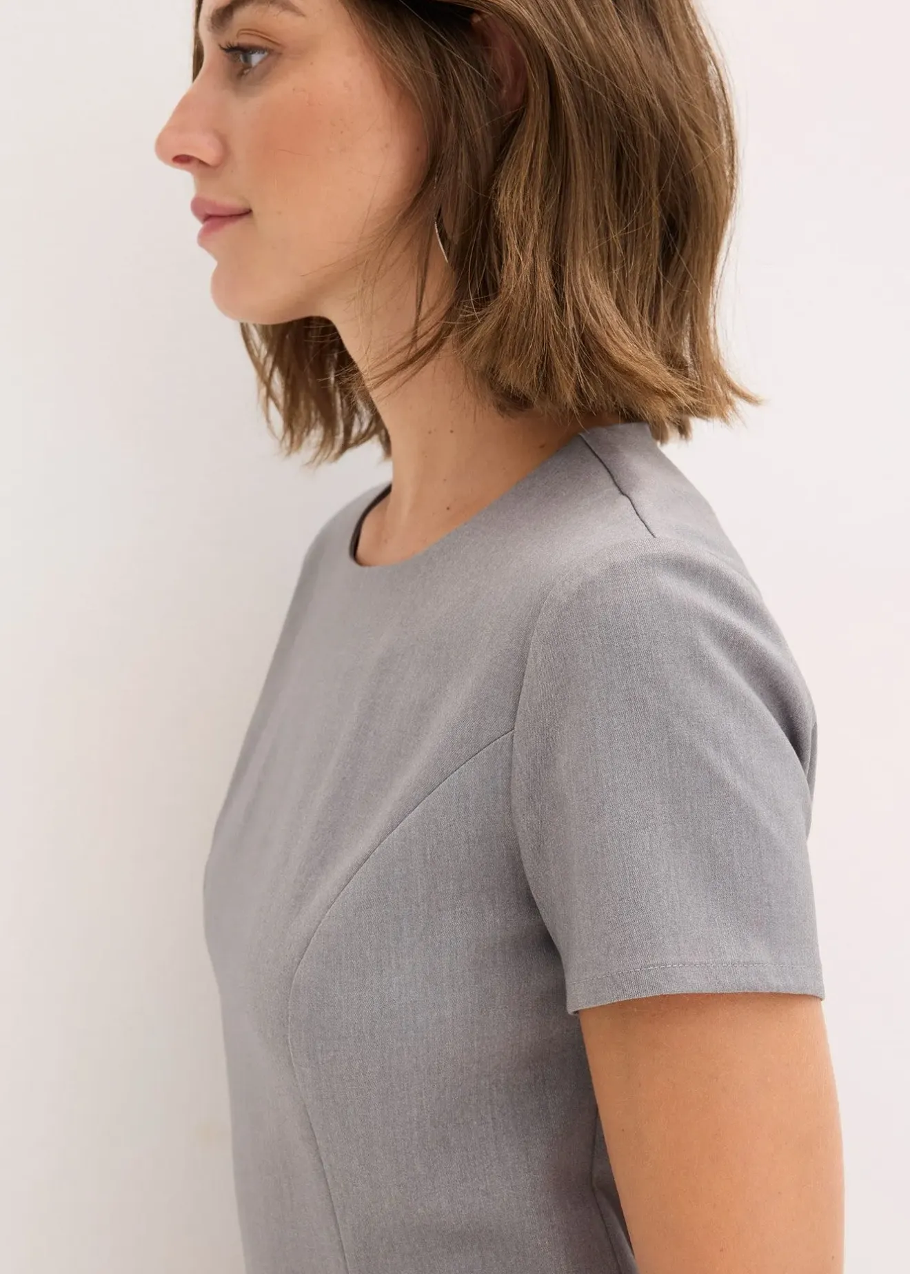 bonprix Robe courte, coupe patineuse|Femme Robes