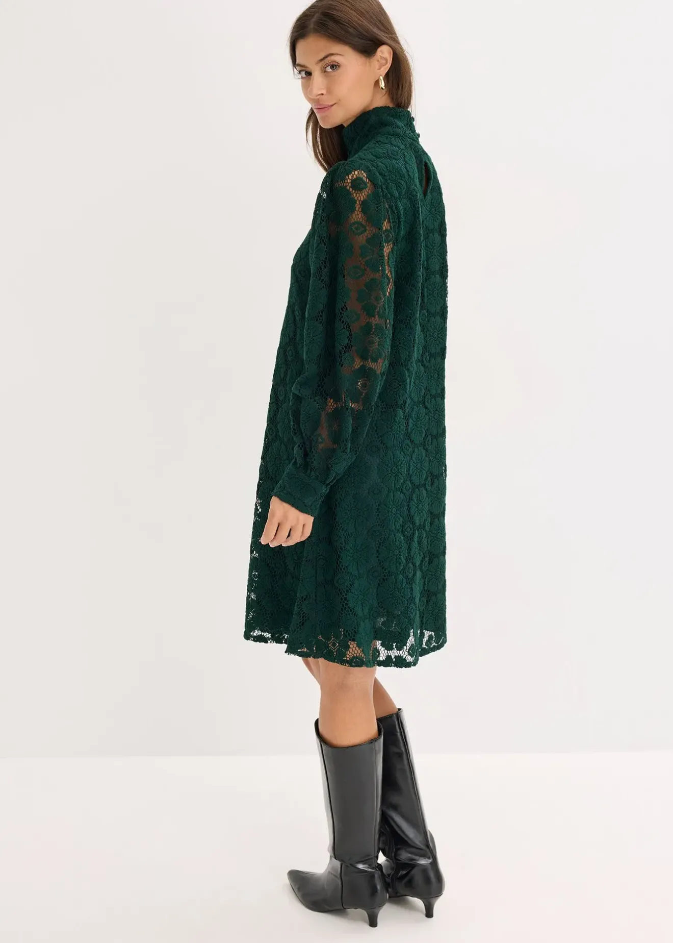 Femme bonprix Robes|Robe courte en dentelle