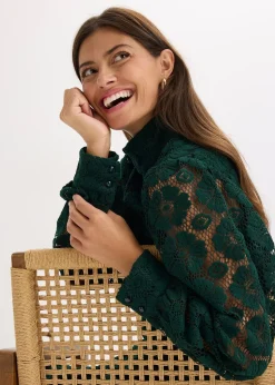 Femme bonprix Robes|Robe courte en dentelle