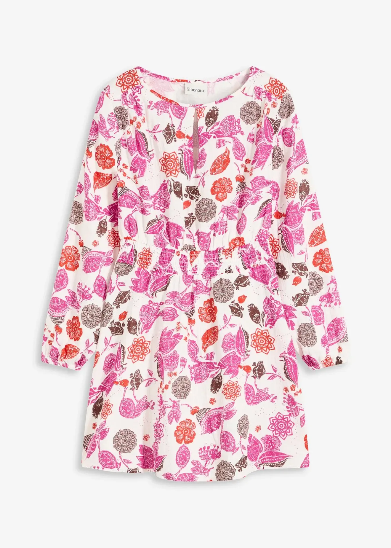 bonprix Robe courte en gaze de coton|Femme Robes