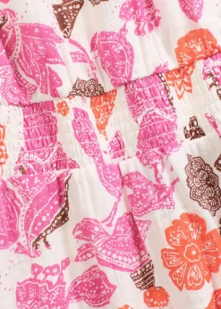 bonprix Robe courte en gaze de coton|Femme Robes