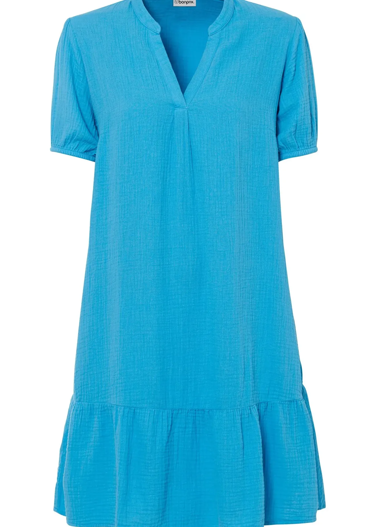 Femme bonprix Robes|Robe courte en gaze de coton