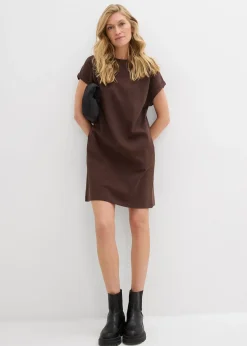 bonprix Robe courte en interlock épais|Femme Basiques