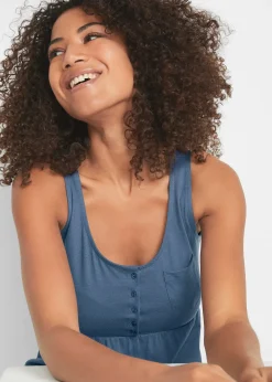 Femme bonprix Robes|Robe courte en jersey coton