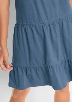 Femme bonprix Robes|Robe courte en jersey coton