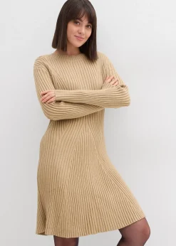 bonprix Robe courte en maille douce|Femme Maille|Robes