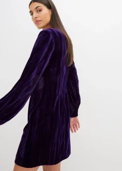 bonprix Robe courte en velours|Femme Robes