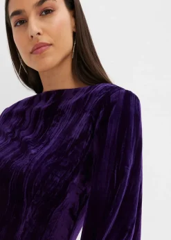 bonprix Robe courte en velours|Femme Robes